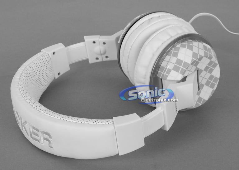 Kicker HP401W CUSH Full-Size Headphones White Image 5