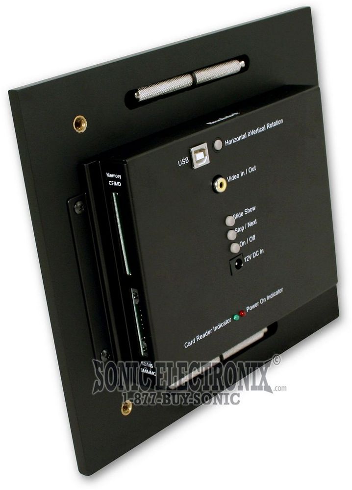 Brookstone 6" Digital Photo Slide Show Frame Image 3