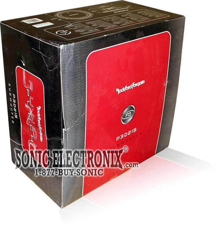 Rockford Fosgate Punch P3D215 (09P3D215) Image 4