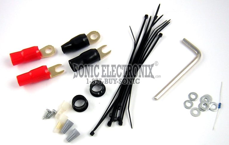 Absolute KITCAP4000 1.2 Farad Capacitor + 2 Gauge Amp Kit + Distribution Blocks Image 6