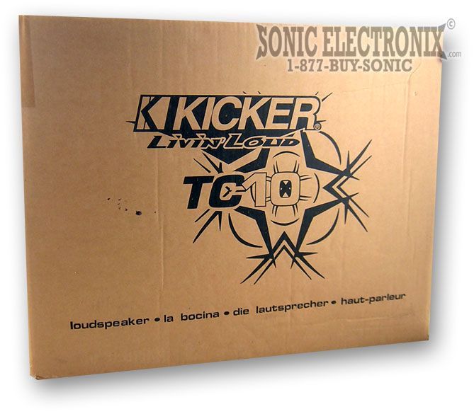 Kicker TC10 -- 4 Ohm 10" Comp Vented Truck Enclosure 05TC10 Image 4