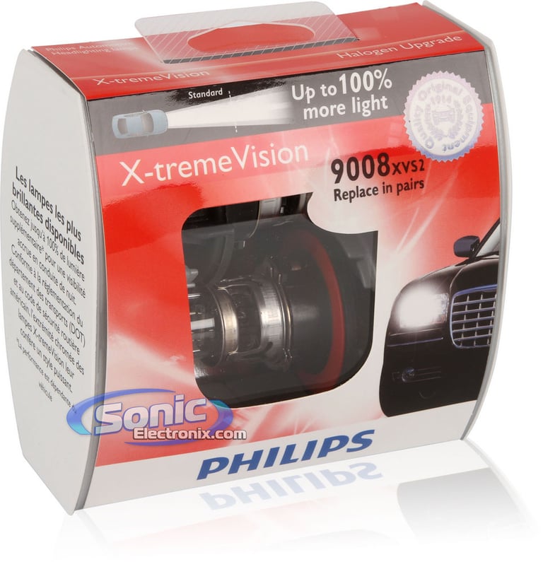 Philips 9008 (H13) X-tremeVision Halogen Bulbs Image 2