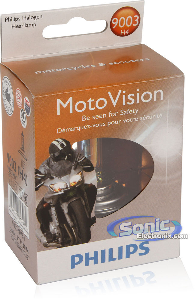 Philips 9003 (HB2) MotoVision Halogen Bulb Image 2