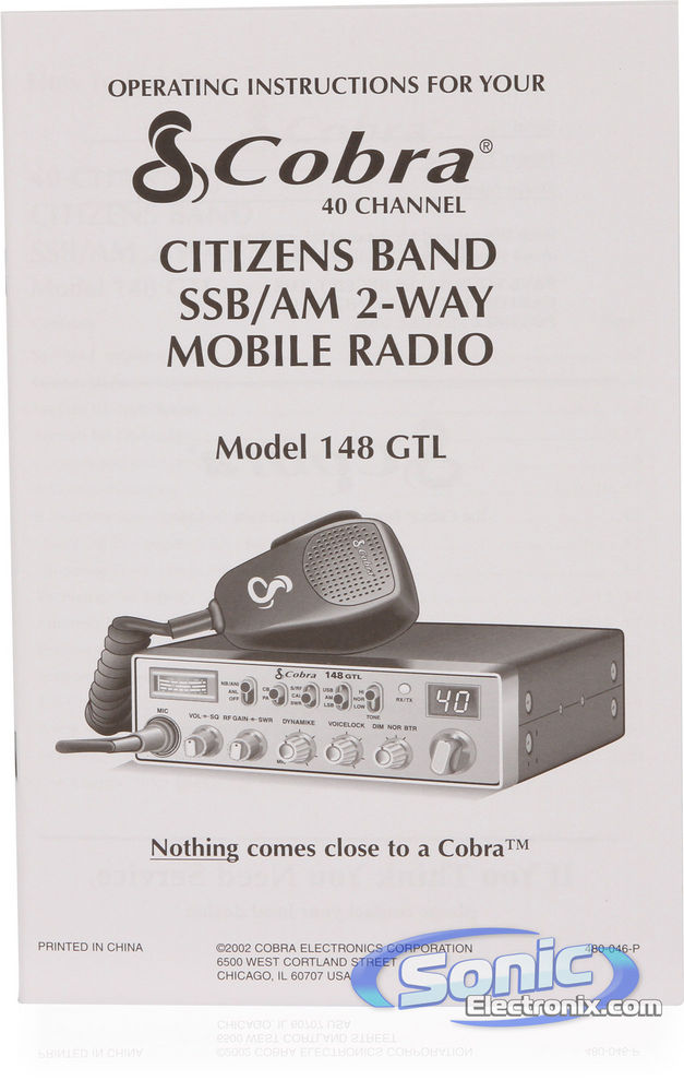 Cobra 148 GTL Single Sideband CB Radio Image 7