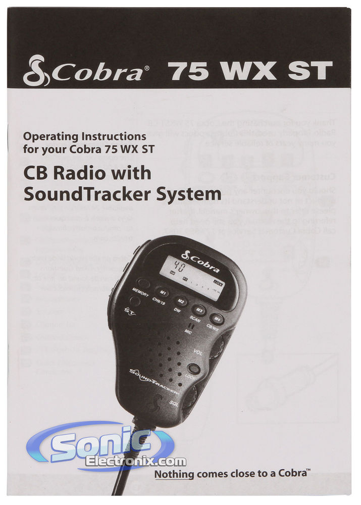 Cobra 75WXST Image 8