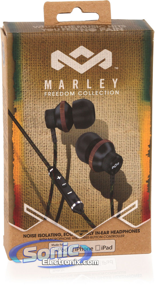 House of Marley Freedom Conqueror (EM-FE013-MI) In-Ear Headphones - Midnight Black Image 8