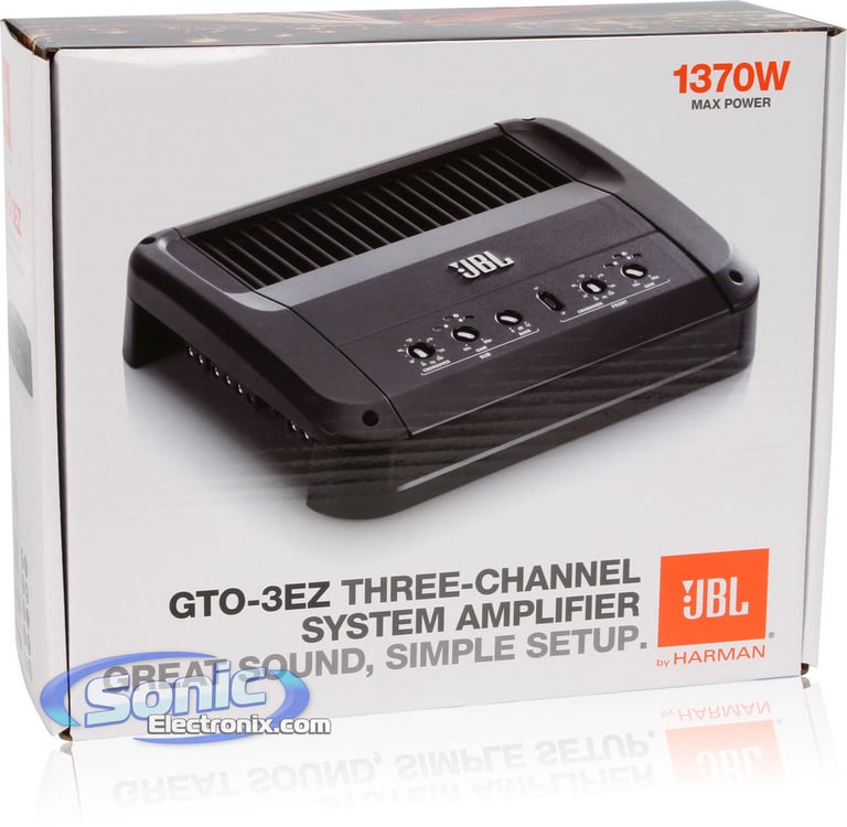 JBL GTO-3EZ_SK4281 3-Channel Class AB/D Car Amplifier & 8 Gauge Installation Kit Image 8