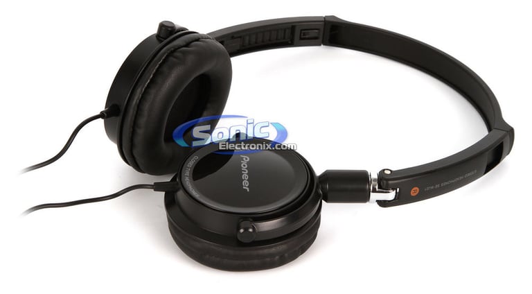 Pioneer SE-MJ21-K (SEMJ21) DJ-Inspired On-Ear Headphones - Black Image 3