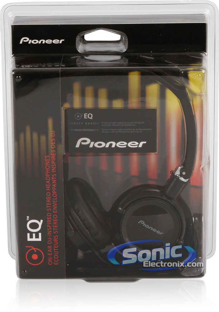 Pioneer SE-MJ21-K (SEMJ21) DJ-Inspired On-Ear Headphones - Black Image 7