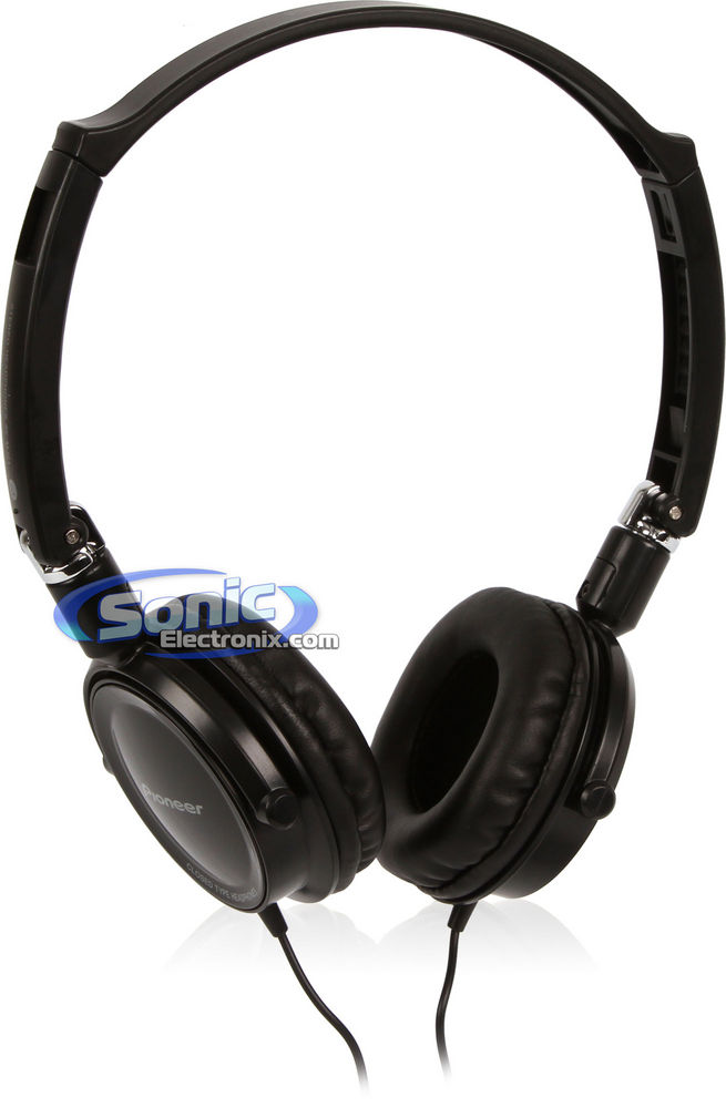 Pioneer SE-MJ21-K (SEMJ21) DJ-Inspired On-Ear Headphones - Black Image 1