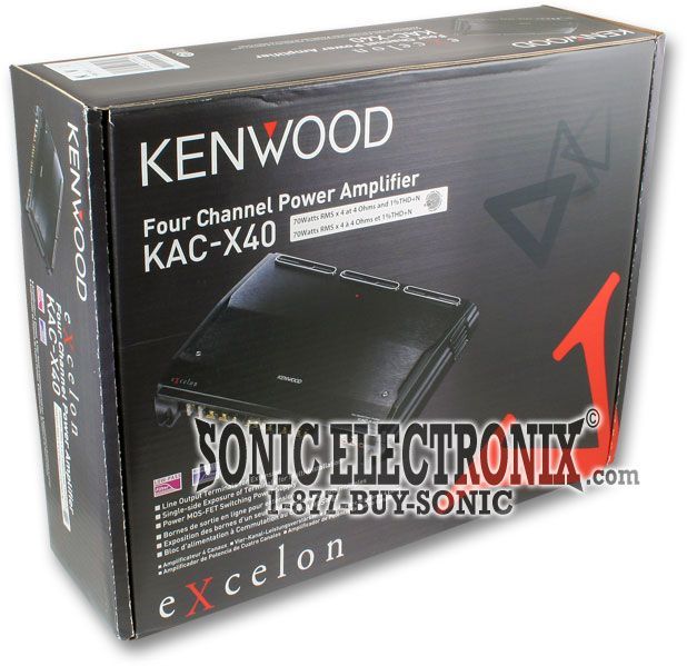 Kenwood eXcelon KAC-X40 Image 5