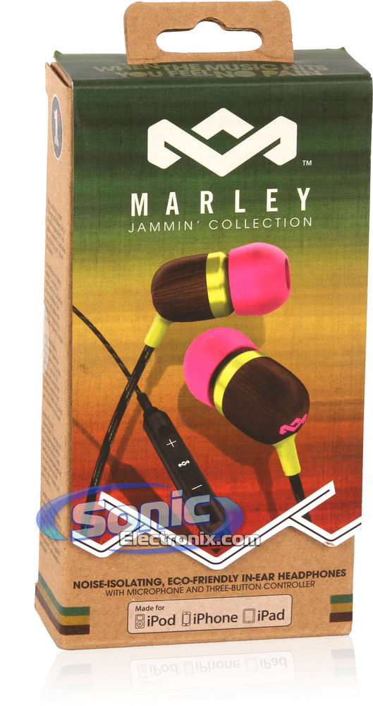 House of Marley Jammin' Smile Jamaica (EM-JE003-LI) In-Ear Headphones - Lily Image 7