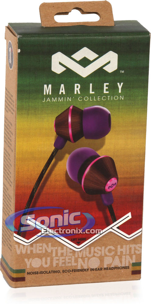 House of Marley Jammin' People Get Ready (EM-JE010-RO) In-Ear Headphones - Royal Image 7