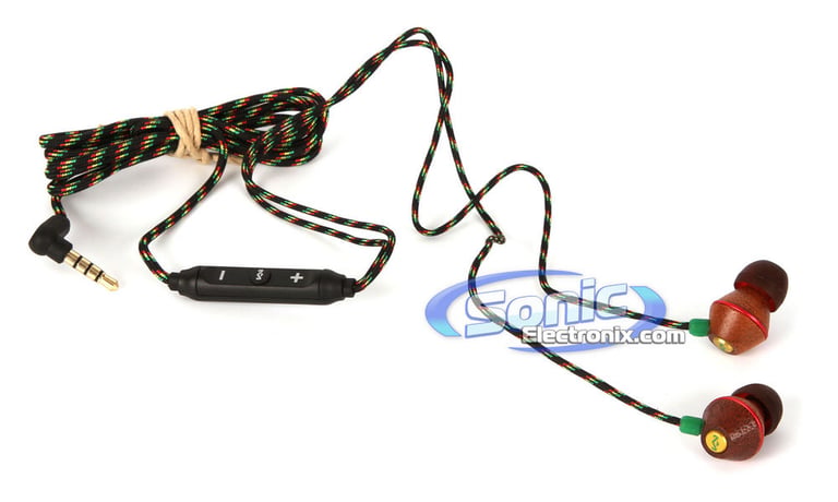 House of Marley Jammin' People Get Ready (EM-JE013-RA) In-Ear Headphones - Rasta Image 2
