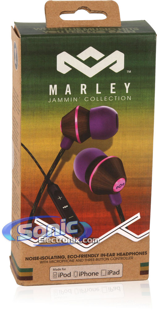House of Marley Jammin People Get Ready (EM-JE013-RO) In-Ear Headphones - Royal Purple Image 6