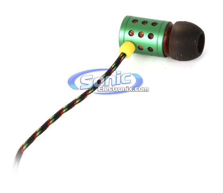 House of Marley Jammin' Midnight Ravers (EM-JE020-RA) In-Ear Headphones - Rasta Image 3