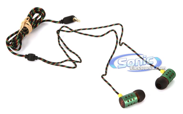 House of Marley Jammin' Midnight Ravers (EM-JE020-RA) In-Ear Headphones - Rasta Image 4