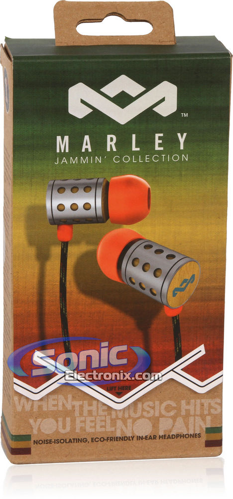 House of Marley Jammin' Midnight Ravers (EM-JE020-SU) In-Ear Headphones - Sun Image 7
