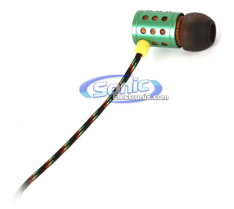House of Bob Marley Midnight Ravers (EM-JE023-RA) In-Ear Headphones/Earbuds - Rasta Image 2