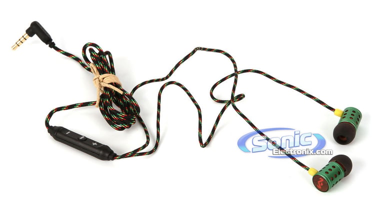House of Bob Marley Midnight Ravers (EM-JE023-RA) In-Ear Headphones/Earbuds - Rasta Image 5