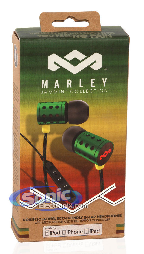 House of Bob Marley Midnight Ravers (EM-JE023-RA) In-Ear Headphones/Earbuds - Rasta Image 8