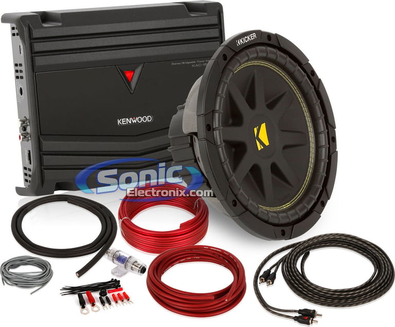 300W Kicker + Kenwood Bass Bundle Image 1