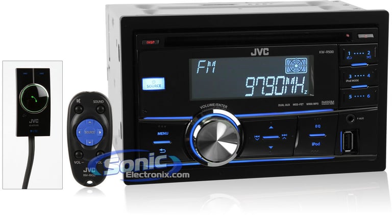 JVC KW-R500 with KS-BTA100 Bluetooth Adapter  Image 1