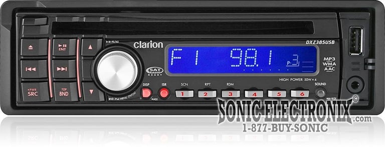 Clarion DXZ385USB Image 2