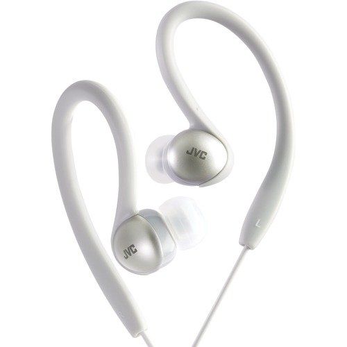 JVC HAEBX5S (HA-EBX5-S) Silver Sports-Clip In-Ear Headphones Image 1