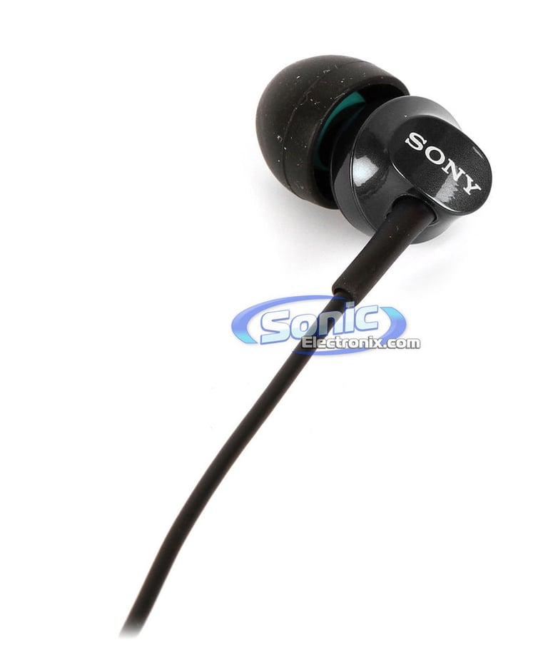 Sony MDREX58V/BLK (MDR-EX58V/BLK) EX Series Earbuds with Volume Control - Black Image 4