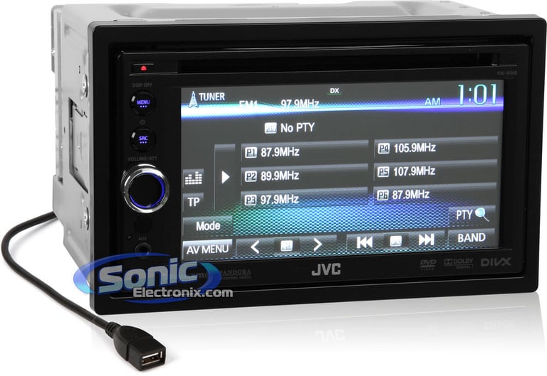 JVC KW-AV60 + KS-BTA100 Bluetooth Adapter & Audio/Video Cable Image 2