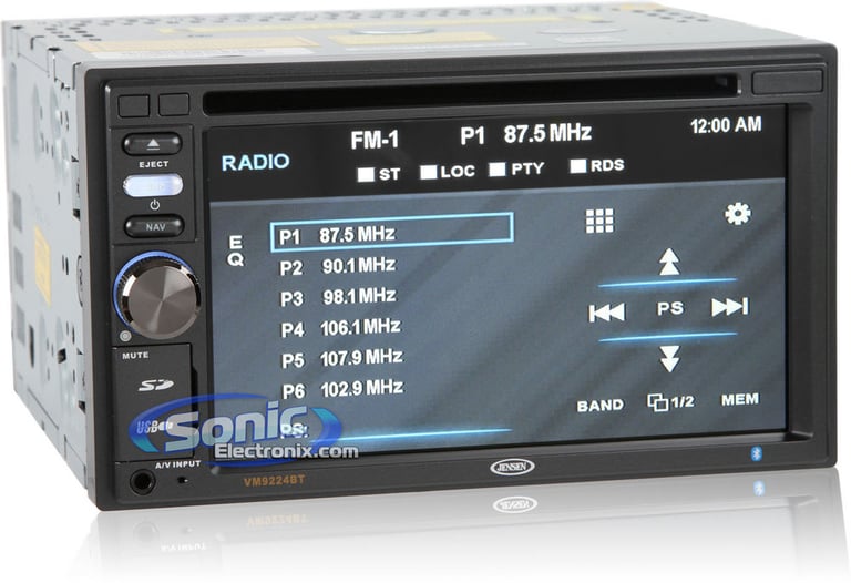 Jensen VM9224BT & NAV102 Navigation System Image 2