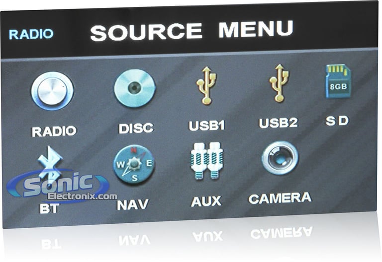 Jensen VM9224BT & NAV102 Navigation System Image 4