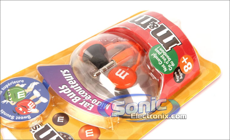 Maxell MMEB-O (190553) Orange M&M's Headphones/Earbuds Image 2