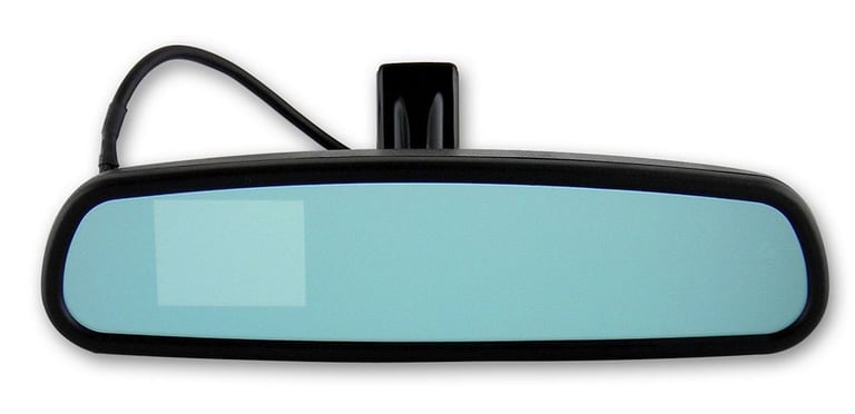 Crimestopper SV-8000 Rearview Mirror w/ Monitor Built-in Image 2