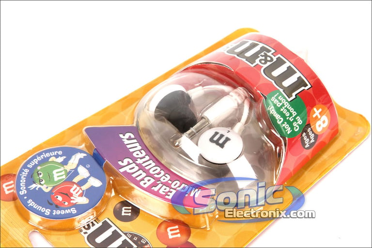 Maxell MMEB-W (190554) White M&M's In-Ear Headphones/Earbuds Image 2