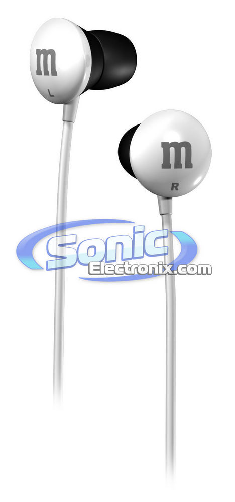 Maxell MMEB-W (190554) White M&M's In-Ear Headphones/Earbuds Image 1