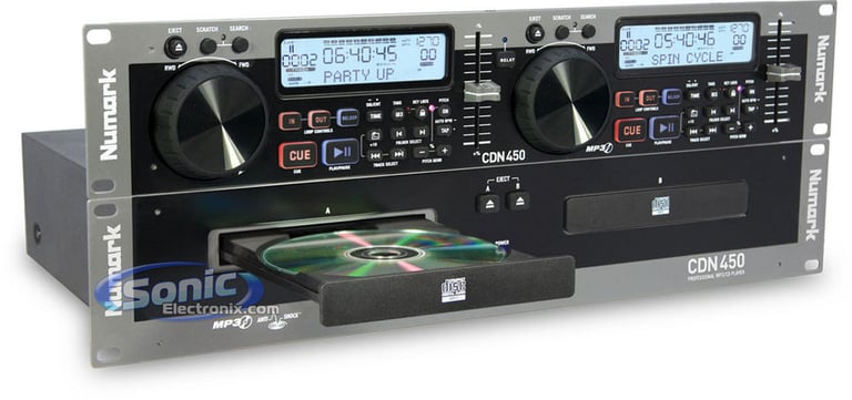 Numark CDN450 Player DJ Package with FREE Cables and Stands Image 2
