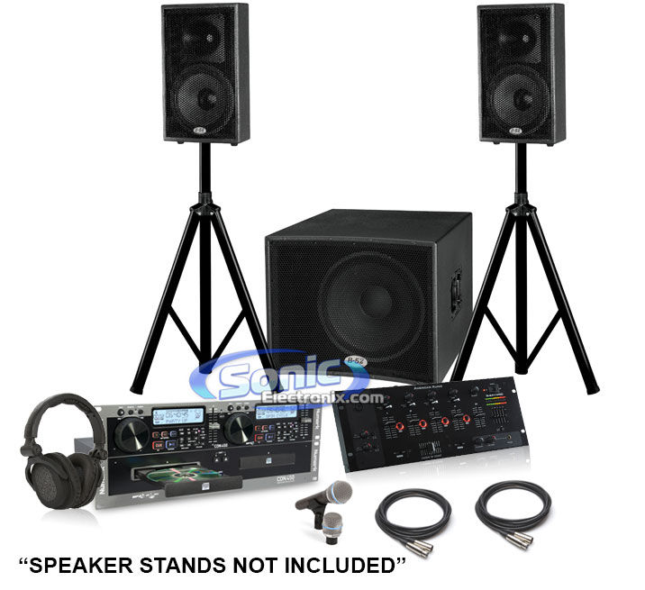 Numark CDN450 Player DJ Package with FREE Cables and Stands Image 1