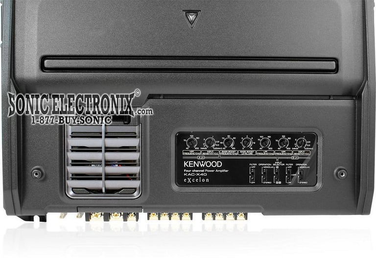 Kenwood eXcelon KAC-X40 Image 4