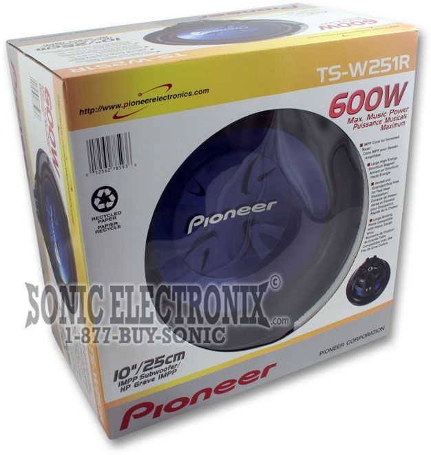 Pioneer TS-W251R Image 4