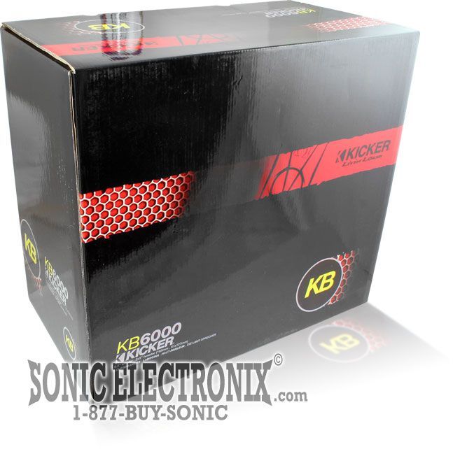 Kicker KB6000 (Black) LIKE NEW DAMAGED PACKAGE Image 4