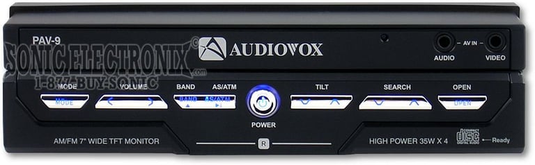 Audiovox PAV-9 7" In-Dash LCD w/ AM/FM Tuner Image 4