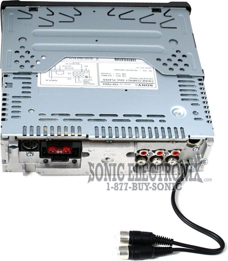 Sony CDX-F605X Image 4