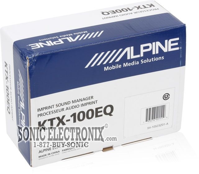 Alpine KTX-100EQ Image 6
