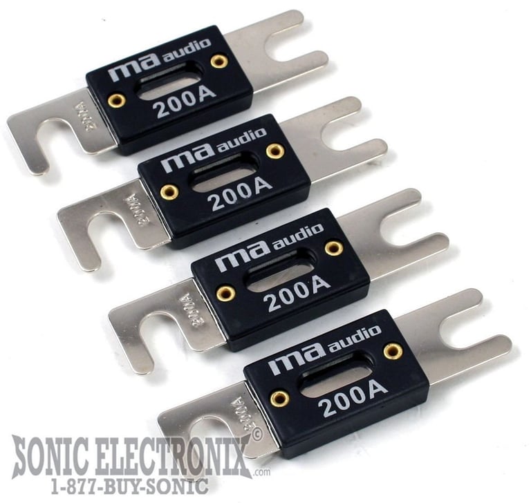 MA Audio SYW200A -- 200 Amp ANL Fuse (4 Pack) Image 1