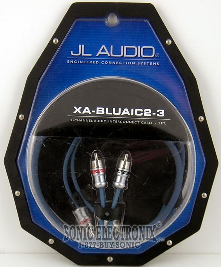 JL Audio XA-BLUAIC2-3 3ft 2-channel Audio Interconnect Cable Image 2