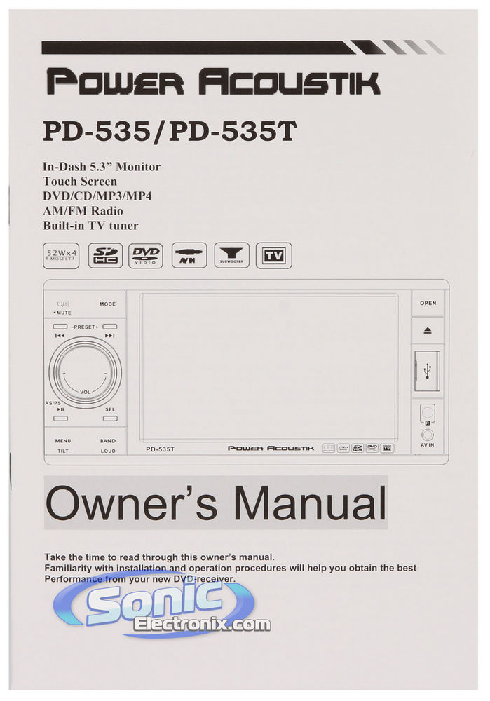 Power Acoustik PD-535T Image 11
