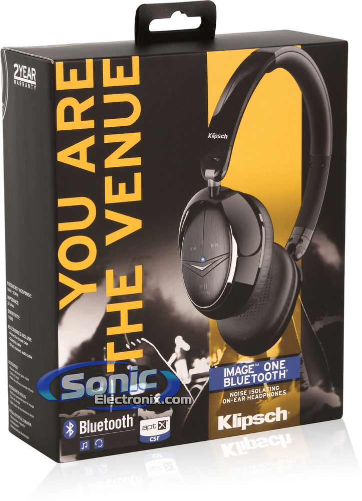 Klipsch IMAGE ONE BLUETOOTH Black Premium Wireless Bluetooth Headphones Image 9