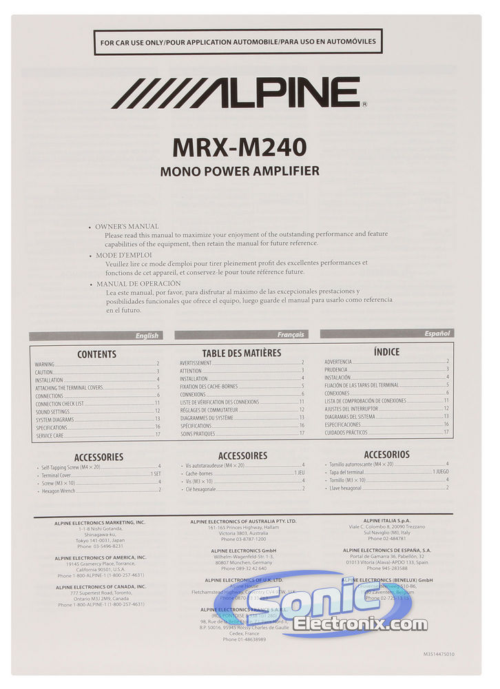 Alpine MRX-M240 Image 8